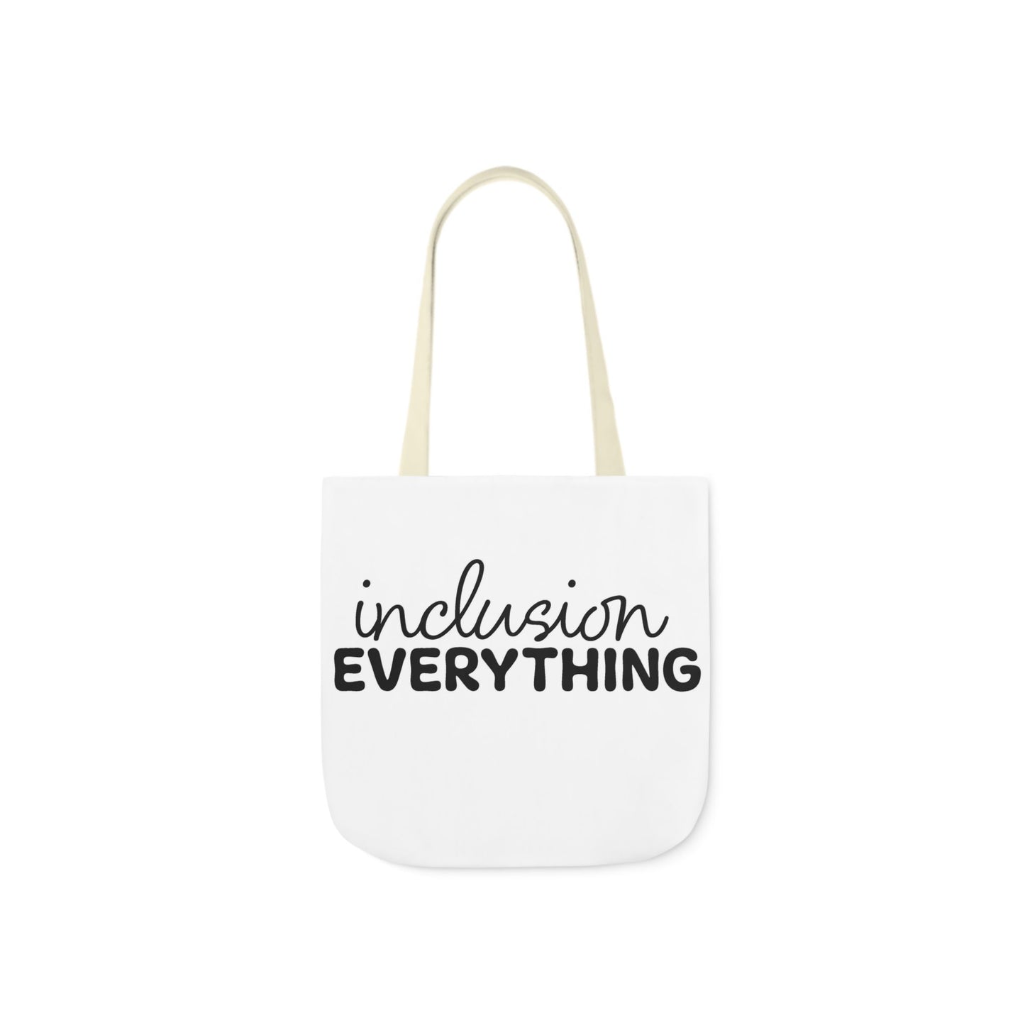 Inclusion Everything Canvas Tote Bag with Colorful Straps