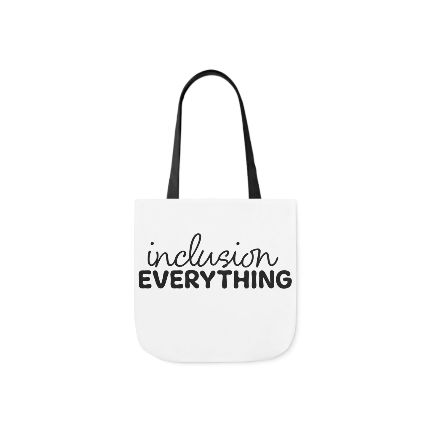 Inclusion Everything Canvas Tote Bag with Colorful Straps