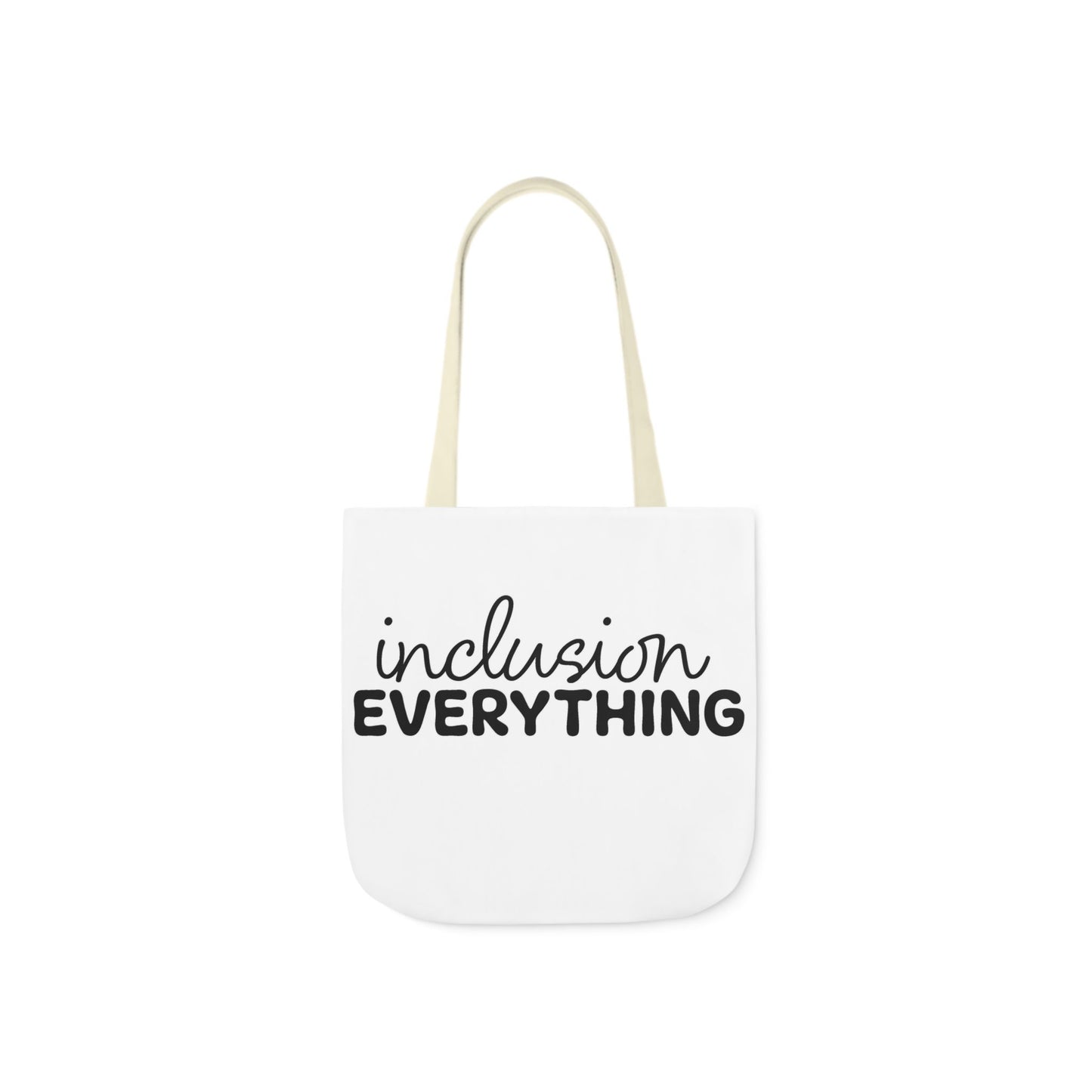 Inclusion Everything Canvas Tote Bag with Colorful Straps