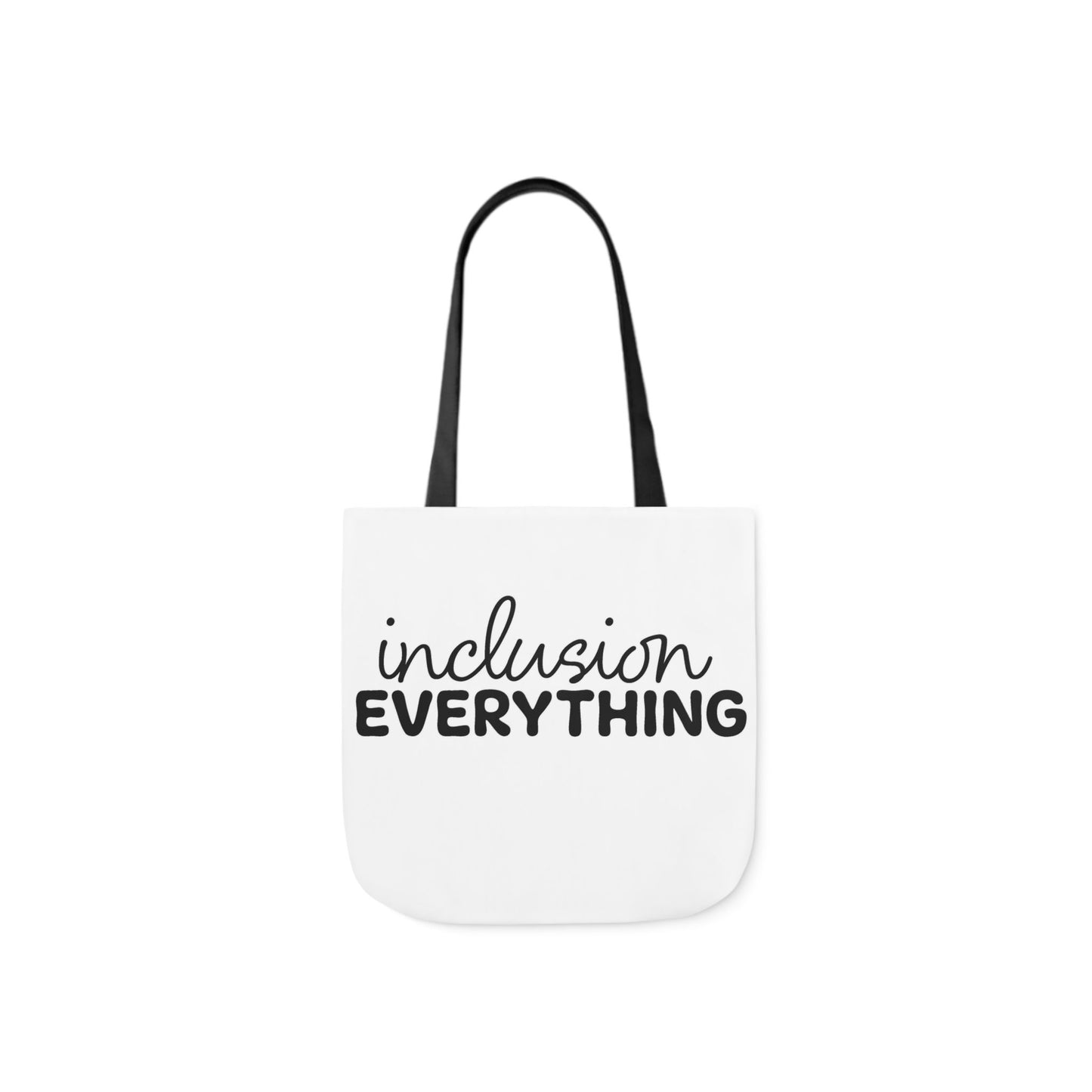 Inclusion Everything Canvas Tote Bag with Colorful Straps