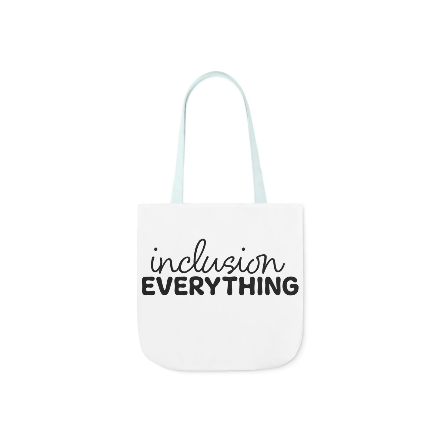 Inclusion Everything Canvas Tote Bag with Colorful Straps